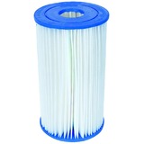Bestway Filterkartusche (Größe IV), Ø 14,2cm x 25,4cm weiß/blau, 1 Stück