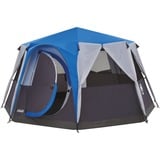 Coleman 8-Personen-Zelt Cortes Octagon 8 blau/hellgrau