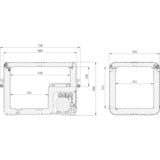 Dometic CFX3 55IM, Kühlbox dunkelgrau/hellgrau, mit Eismaschinenfunktion
