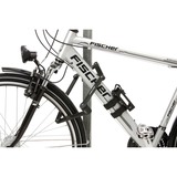 FISCHER Fahrrad Faltschloss schwarz, 85 cm, Halter