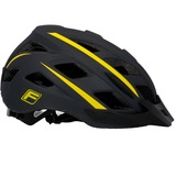 FISCHER Fahrrad Urban Montis, Helm schwarz/gelb, Größe 58-61 cm