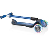 GLOBBER Elite Deluxe mit Leuchtrollen, Scooter blau