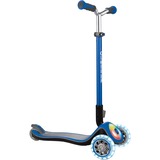 GLOBBER Elite Prime mit Leuchtrollen und Flashlight, Scooter blau/schwarz