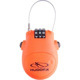 HUDORA Kabelschloss, Sicherheit orange