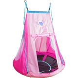 HUDORA Nestschaukel mit Zelt Heart 110 pink