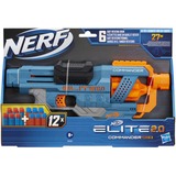 Hasbro Nerf Elite 2.0 Commander RD-6, Nerf Gun blaugrau/orange