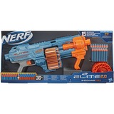 Hasbro Nerf Elite 2.0 Shockwave RD-15, Nerf Gun blaugrau/orange