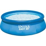Intex Easy Set Pools 128132NP, Ø 366 x 76 cm, Schwimmbad hellblau/dunkelblau, mit Kartuschenfilteranlage ECO 604