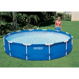 Intex Frame Pool Set Rondo, Ø 366cm x 76cm, Schwimmbad blau