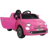 Jamara Ride-on Fiat 500, Kinderfahrzeug pink, 12 V