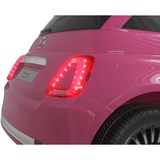 Jamara Ride-on Fiat 500, Kinderfahrzeug pink, 12 V