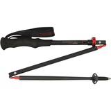 Komperdell Carbon FXP.4 Trail Ultralight Compact, Fitnessgerät schwarz/rot, 1 Paar, 105-125 cm