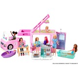 Mattel Barbie 3-in-1 Super Abenteuer-Camper, Spielfahrzeug Auto, Wohnmobil, Wohnwagen