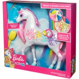 Mattel Barbie Dreamtopia Regenbogen-Königreich Magisches Haarspiel-Einhorn, Puppe 
