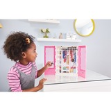 Mattel Barbie Traum Kleiderschrank, Puppenmöbel rosa/weiß