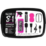 Muc-Off 8 in 1 Bicycle Cleaning Kit, Reinigungsmittel Reiniger + Pflegespray + 4 Bürsten + Schwamm