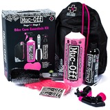 Muc-Off Bike Care Essential Kit, Reinigungsmittel Reiniger + Pflegespray + Felgenbürste + Schwamm