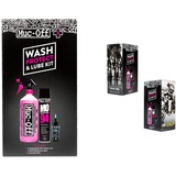 Muc-Off Wash, Protect & Lube Kit, Reinigungsmittel Reiniger + Schutzspray + Ketten-Schmierstoff