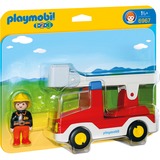 PLAYMOBIL 6967 1.2.3 Feuerwehrleiterfahrzeug, Konstruktionsspielzeug