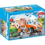 PLAYMOBIL 70049 Rettungswagen mit Licht und Sound, Konstruktionsspielzeug