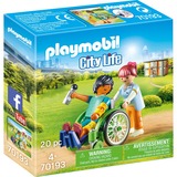 PLAYMOBIL 70193 Patient im Rollstuhl, Konstruktionsspielzeug