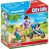 PLAYMOBIL 70284 Mama mit Kindern, Konstruktionsspielzeug