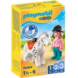 PLAYMOBIL 70404 Reiterin mit Pferd, Konstruktionsspielzeug