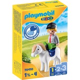 PLAYMOBIL 70410 Junge mit Pony, Konstruktionsspielzeug