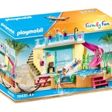 PLAYMOBIL 70435 Bungalow mit Pool, Konstruktionsspielzeug