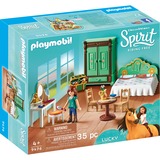 PLAYMOBIL 9476 Spirit Luckys Schlafzimmer, Konstruktionsspielzeug grün/braun