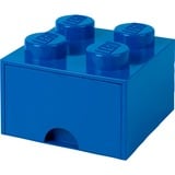 Room Copenhagen LEGO Brick Drawer 4 blau, Aufbewahrungsbox blau