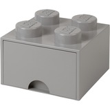 Room Copenhagen LEGO Brick Drawer 4 grau, Aufbewahrungsbox grau