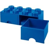 Room Copenhagen LEGO Brick Drawer 8 blau, Aufbewahrungsbox blau