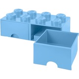 Room Copenhagen LEGO Brick Drawer 8 hellblau, Aufbewahrungsbox hellblau