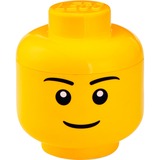 Room Copenhagen LEGO Iconic Storage Head , Aufbewahrungsbox gelb, Größe L, Männlich