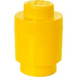 Room Copenhagen LEGO Storage Brick 1 rund gelb, Aufbewahrungsbox gelb