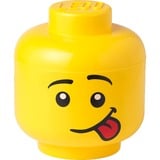 Room Copenhagen LEGO Storage Head "Silly", klein, Aufbewahrungsbox gelb