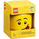 Room Copenhagen LEGO Storage Head "Silly", mini, Aufbewahrungsbox gelb