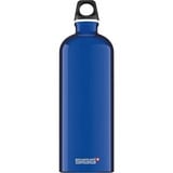 SIGG Alu Traveller 1 Liter, Trinkflasche blau