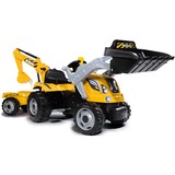 Smoby Traktor Farmer Builder Max, Kinderfahrzeug gelb/schwarz