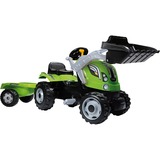 Smoby Traktor Farmer XL-Loader, Kinderfahrzeug grün/schwarz