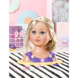 ZAPF Creation BABY born® Sister Styling Head, Schmink- und Frisierkopf 27 cm