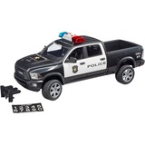 bruder 02505 RAM 2500 Polizei Pickup , Modellfahrzeug schwarz/weiß, Inkl. Polizist
