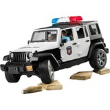 bruder 02526 Jeep Wrangler Unlimited Rubicon Polizeifahrzeug , Modellfahrzeug mit Polizist 
