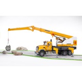 bruder 02818 MACK Granite Liebherr Kran-LKW, Modellfahrzeug gelb/grau