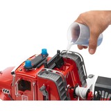 bruder 02821 MACK Granite Feuerwehrleiterwagen, Modellfahrzeug rot/weiß, mit Pumpe