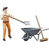 bruder 62130 Figurenset Kommunalarbeiter, Spielfigur 