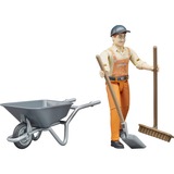 bruder 62130 Figurenset Kommunalarbeiter, Spielfigur 