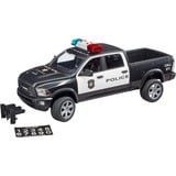 bruder RAM 2500 Polizei Pickup , Modellfahrzeug schwarz/weiß, Inkl. Polizist