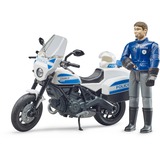 bruder bworld Scrambler Ducati Polizeimotorrad, Modellfahrzeug 